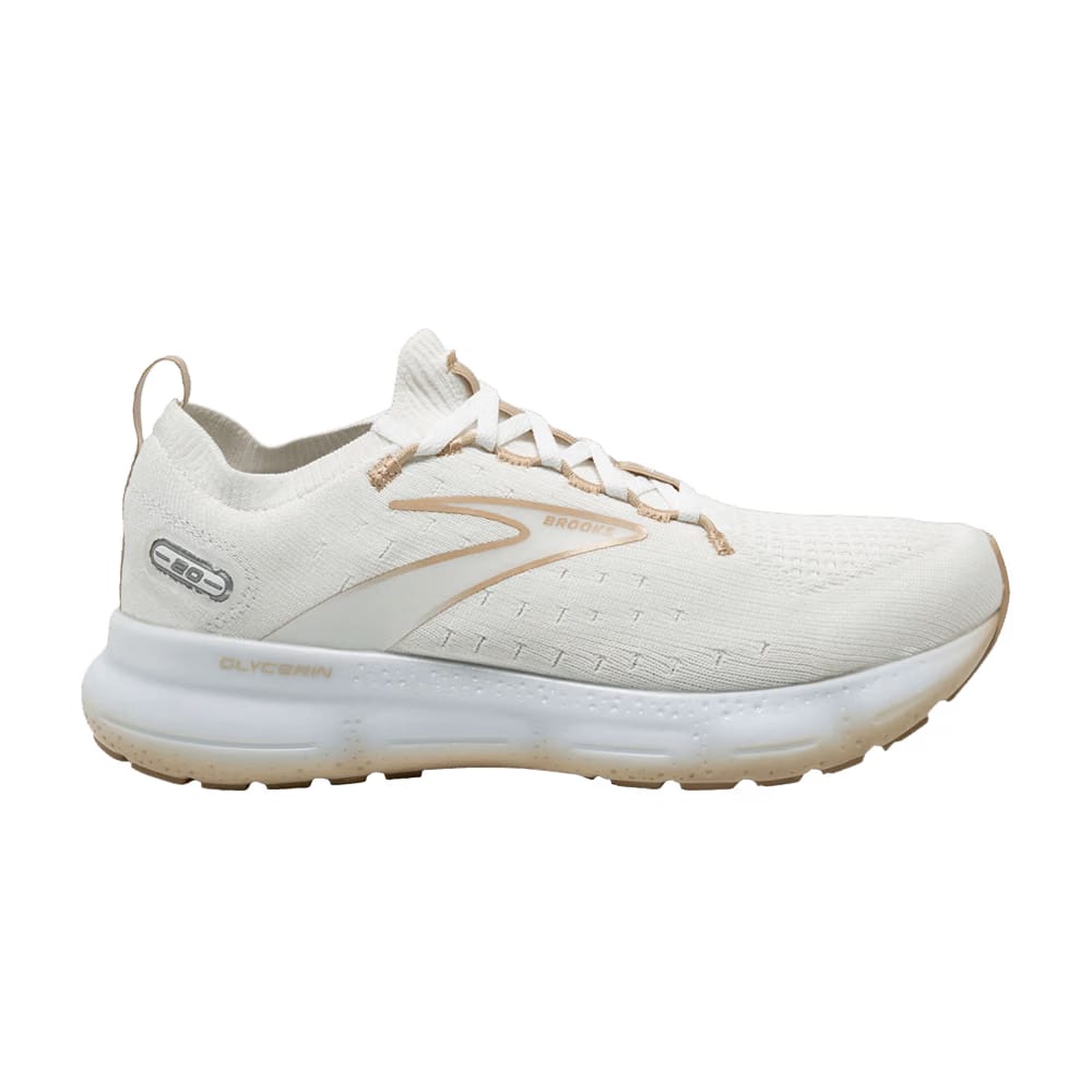 Brooks Glycerin StealthFit 20 White Khaki