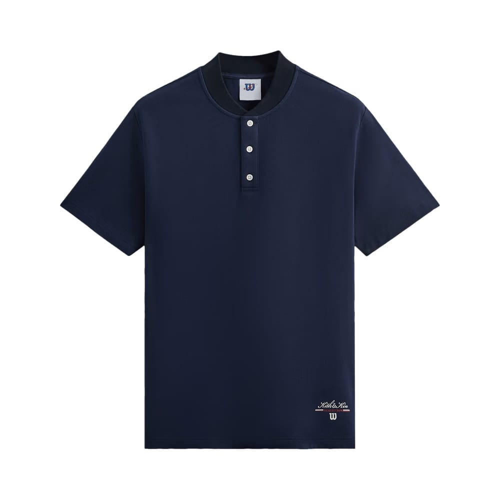 Kith For Wilson Pique Pearson Henley Pullover Nocturnal