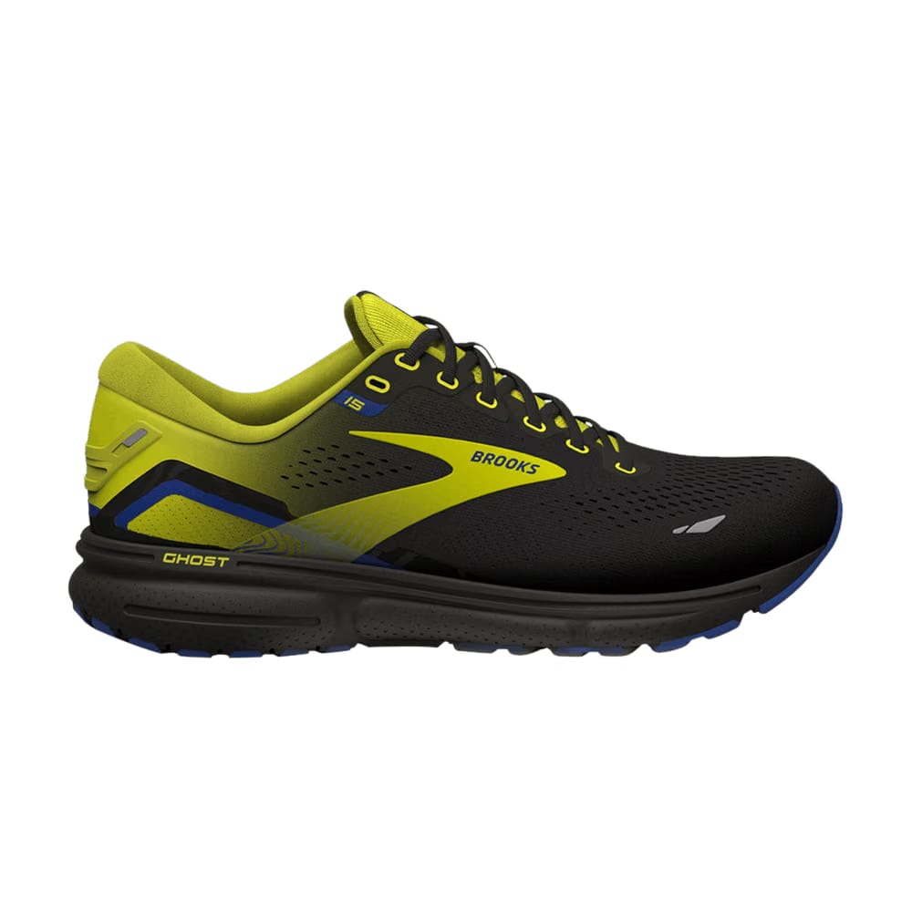 Brooks Ghost 15 Black Nightlife Blue