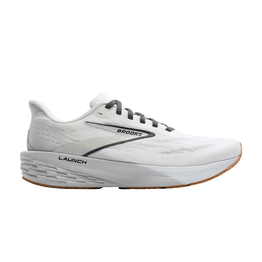 Brooks Launch 11 White Grey Black