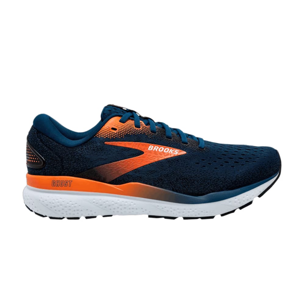 Brooks Ghost 16 Blue Opal Nasturtium
