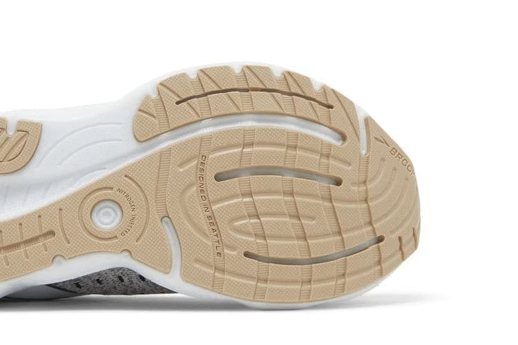 Brooks Wmns Glycerin StealthFit 20 'White Black Cream'