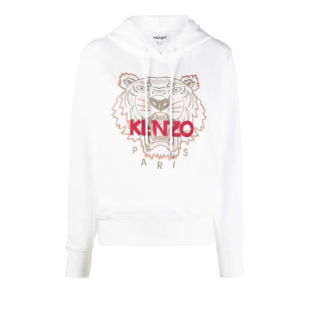 Kenzo Tiger Hoodie - Holiday White