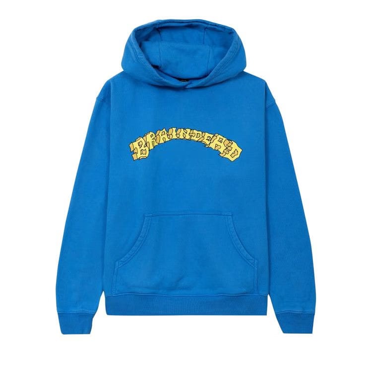 Brain Dead Running Fades Hoodie China Blue