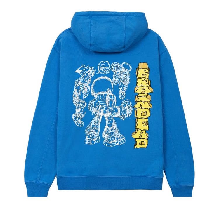 Brain Dead Running Fades Hoodie China Blue