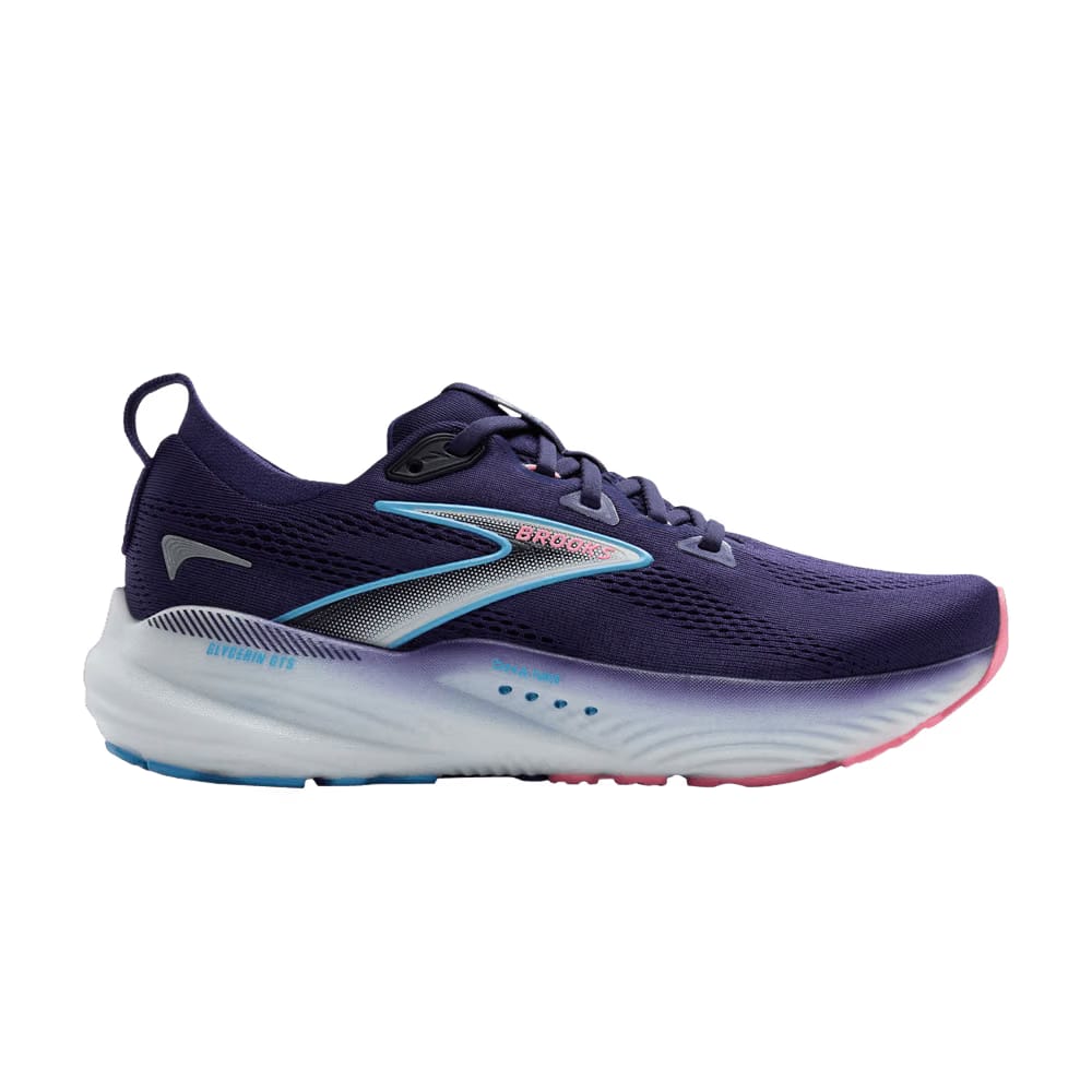 Brooks Wmns Glycerin GTS 22 'Blue Ribbon Dianthus'