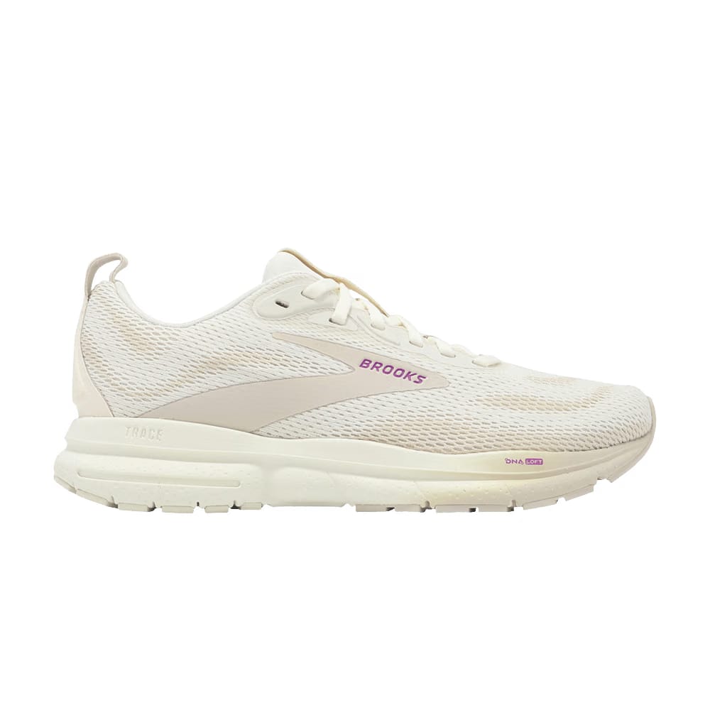Brooks Wmns Trace 4 'Coconut Milk Almond Purple'