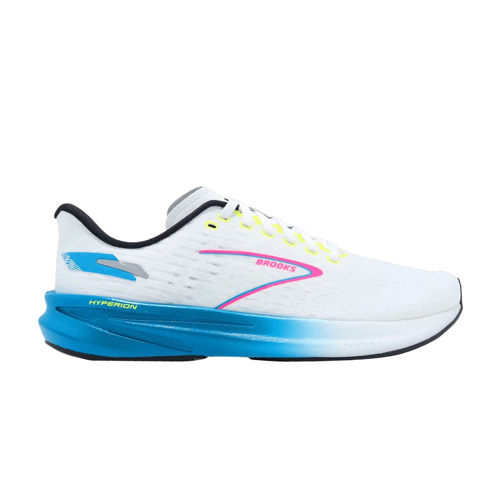 Brooks Hyperion White Blue Pink