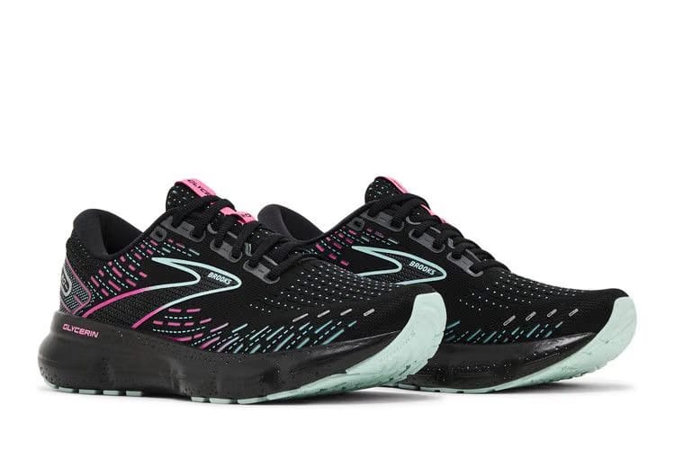 Brooks Wmns Glycerin 20 'Black Blue Pink'