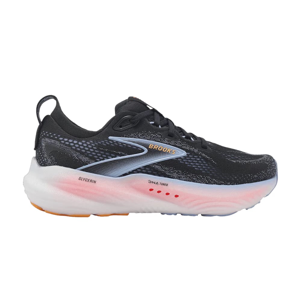 Brooks Wmns Glycerin 22 'Black Blue Heron Orange'