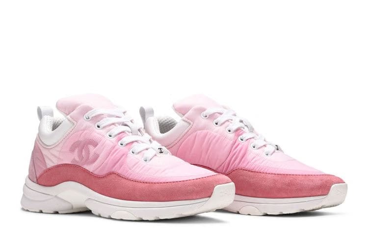 Chanel Wmns Suede Calfskin Sneaker 'Pale Pink'