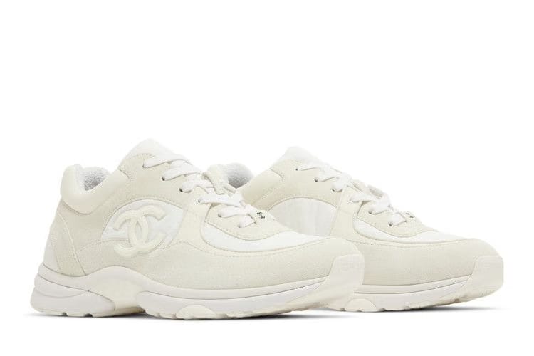 Chanel CC Logo Sneaker White