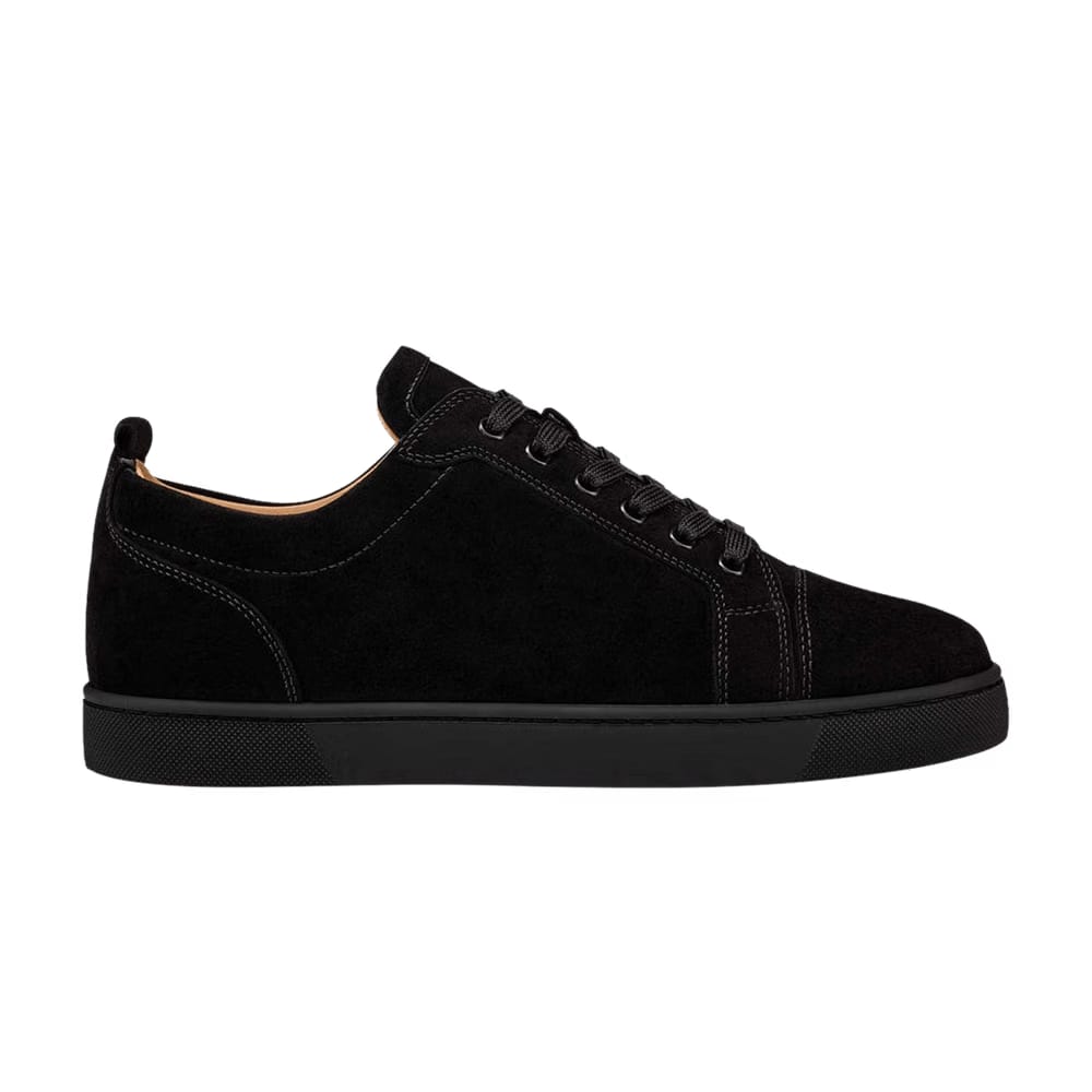 Christian Louboutin Louis Junior Flat Black Suede