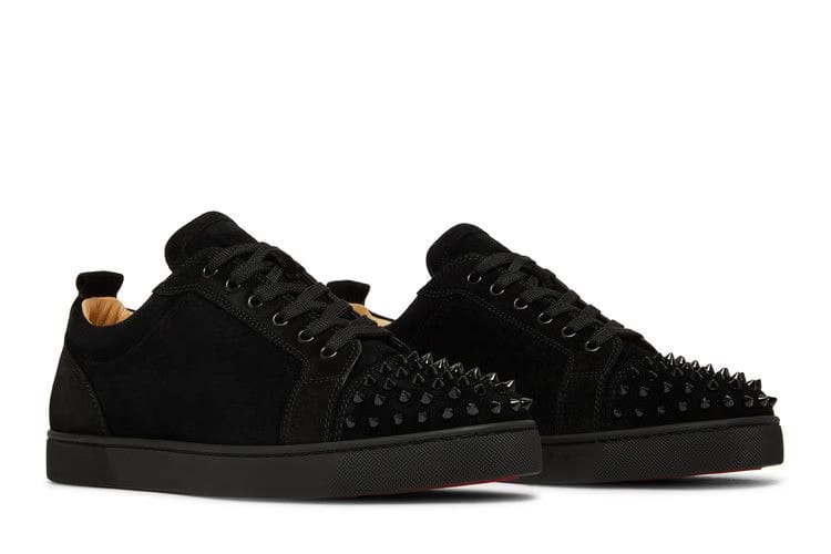 Christian Louboutin Louis Junior Spikes Flat Taupe
