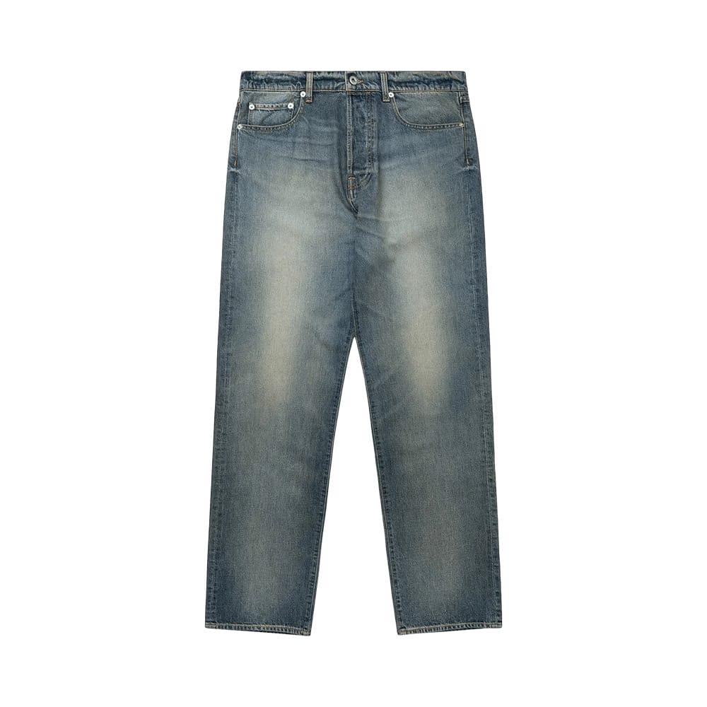 Kenzo Asagao Straight Fit Jeans Stone Blue