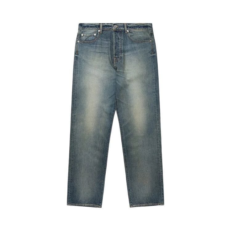 Kenzo Asagao Straight Fit Jeans Stone Blue