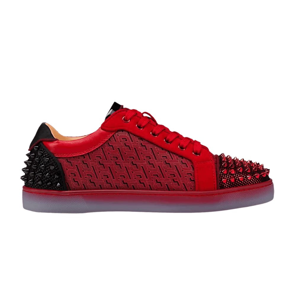 Christian Louboutin Seavaste 2 Orlato Flat Red Black