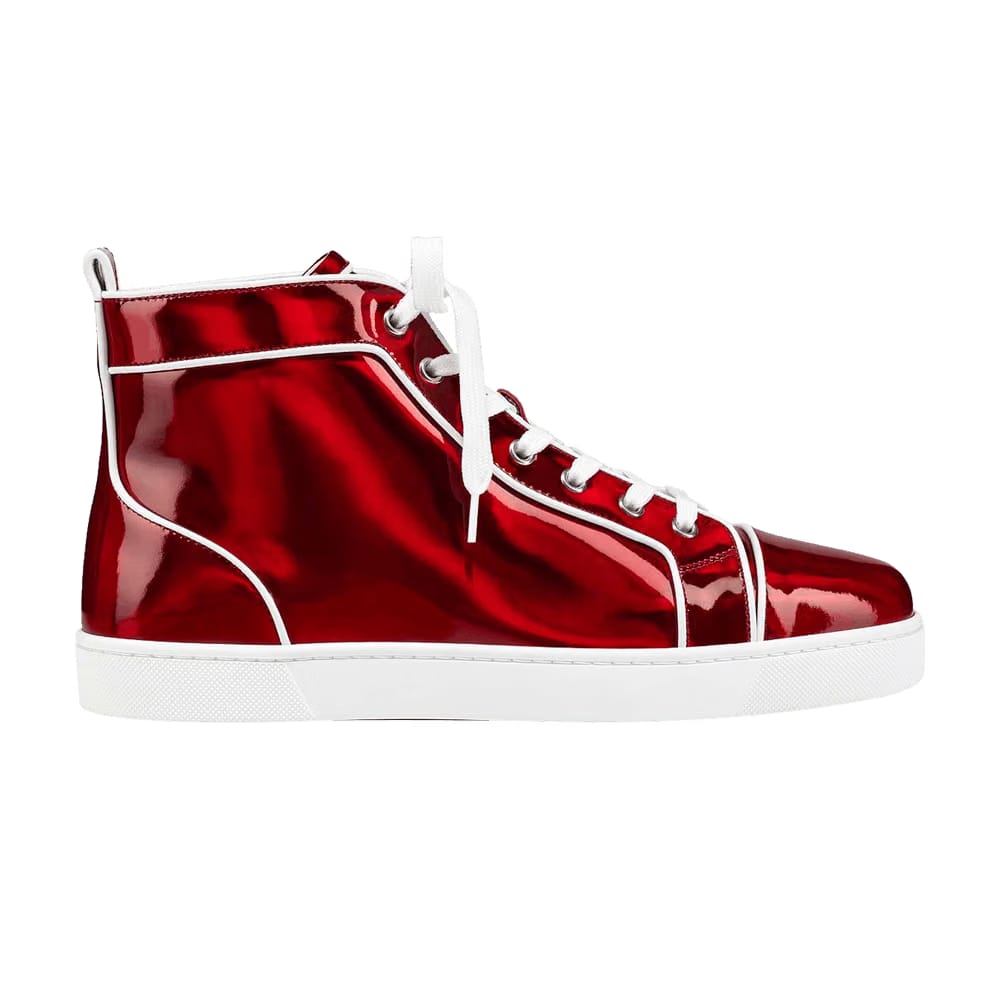 Christian Louboutin Louis Orlato Flat Red Patent Psychic
