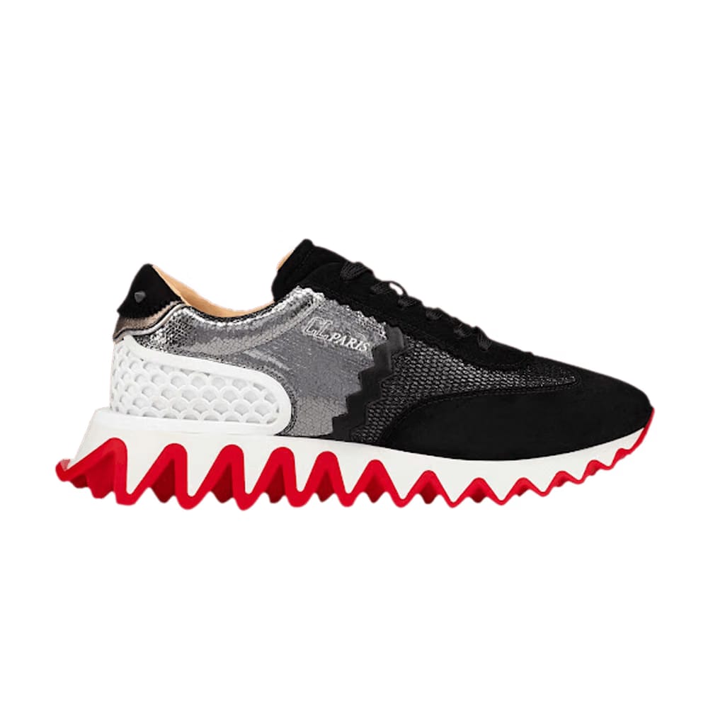Christian Louboutin Loubishark Black Silver