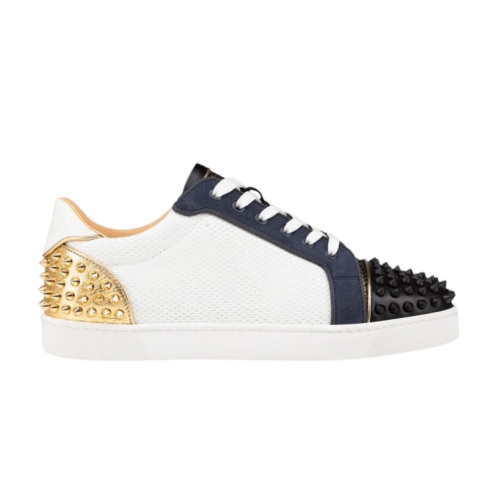 Christian Louboutin Seavaste 2 Orlato Flat Navy Gold