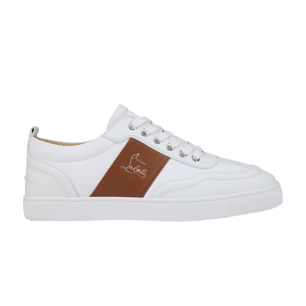 Christian Louboutin Retero Flat White Brown