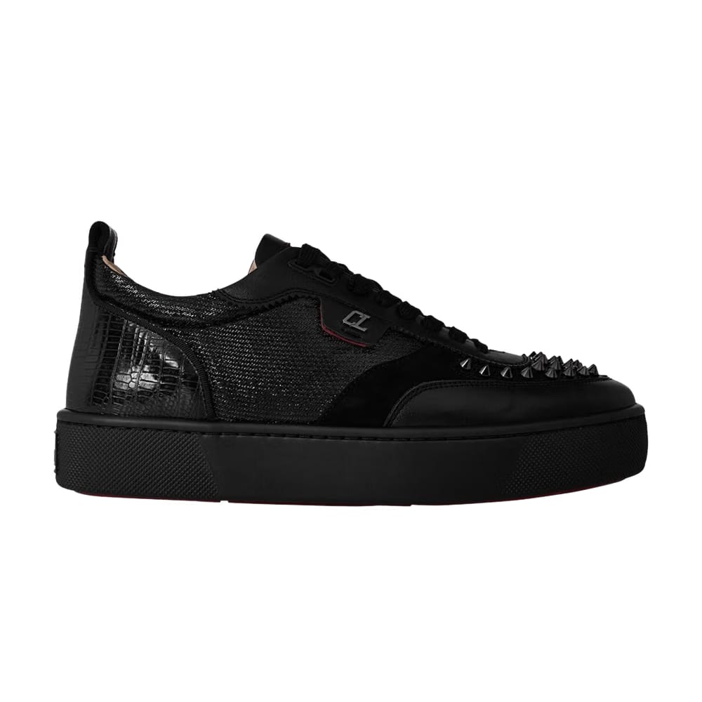 Christian Louboutin Happyrui Spikes Flat Version Black