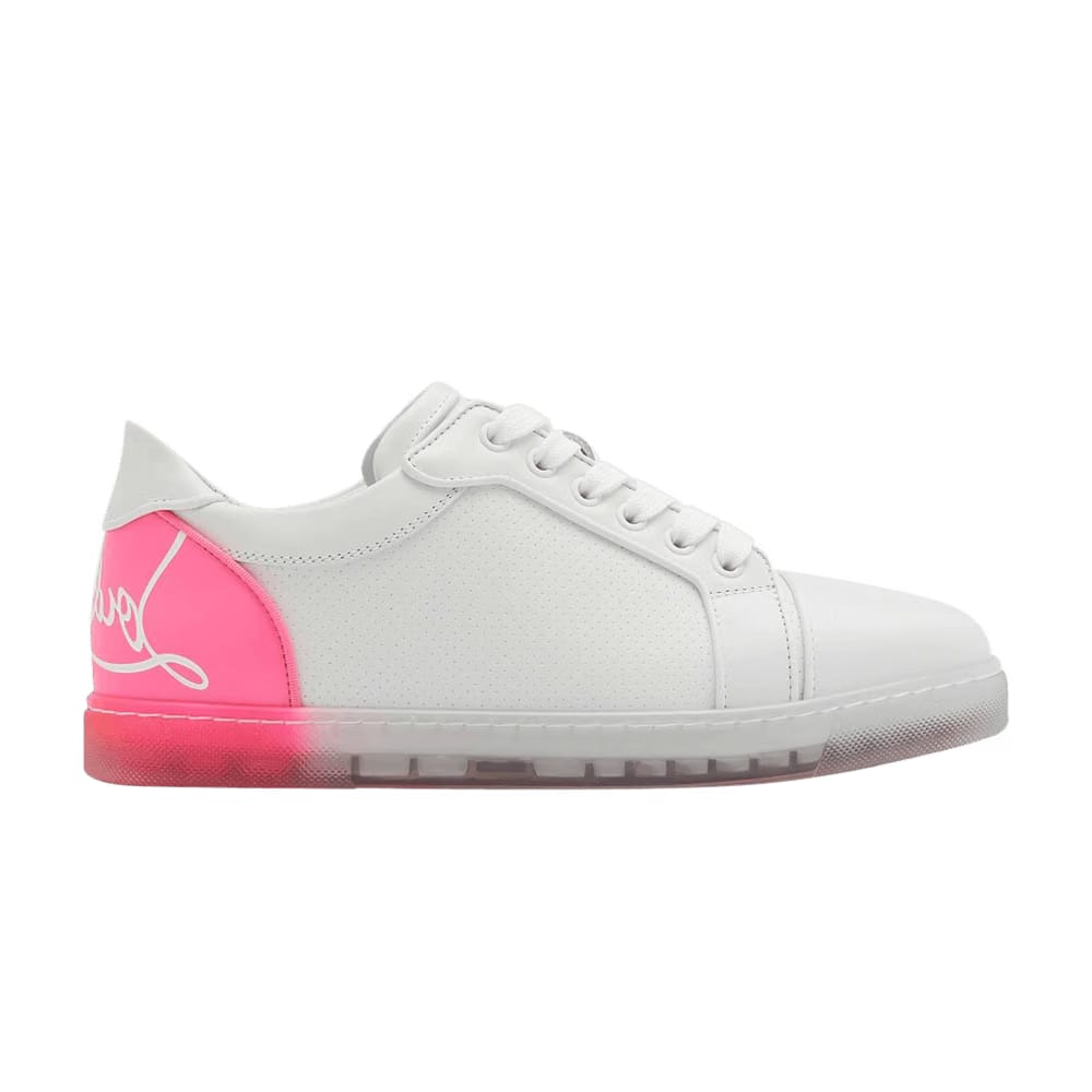 Christian Louboutin Wmns Fun Vieira Orlato Flat 'White Fluo Pink'