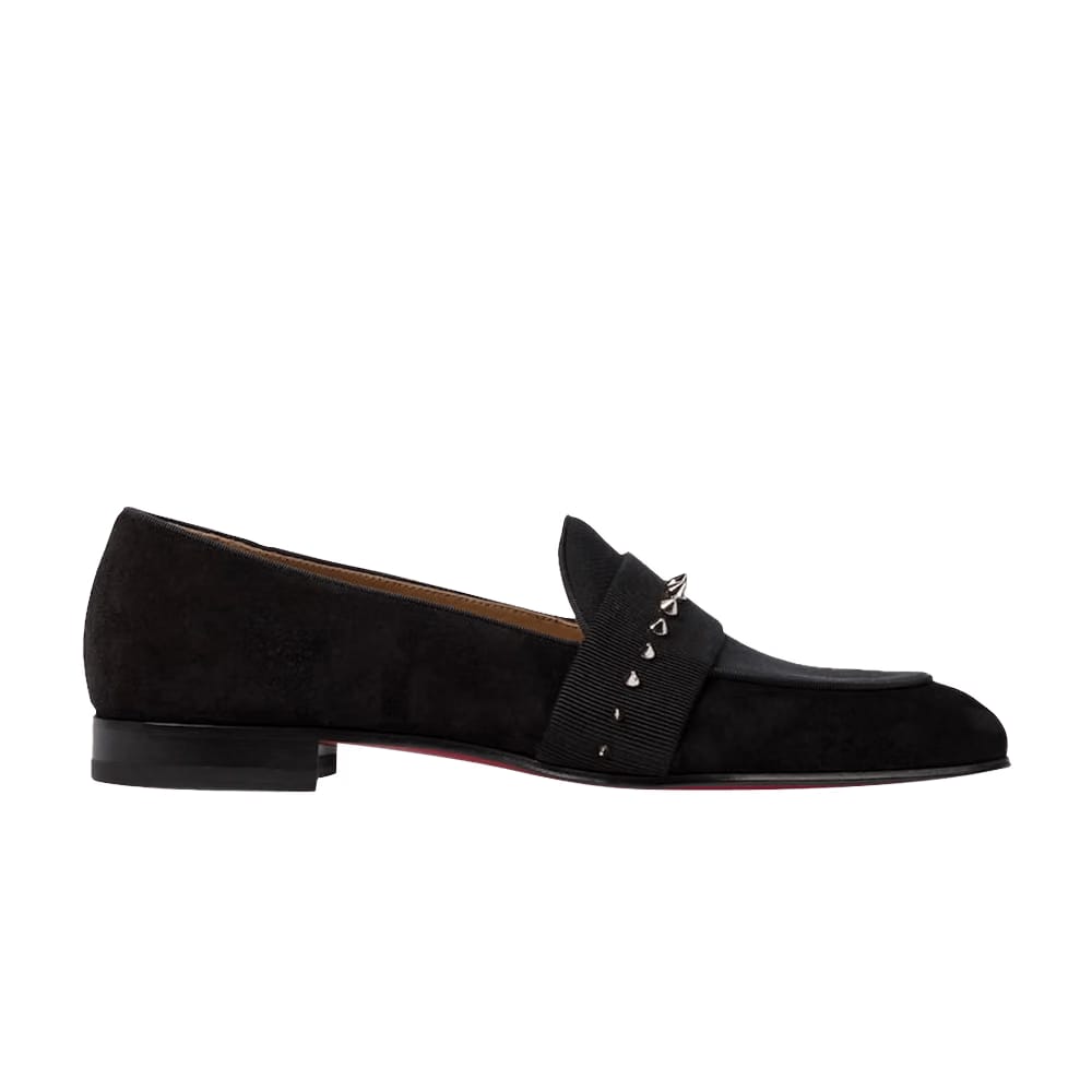 Christian Louboutin Nit Night Flat Black Silver