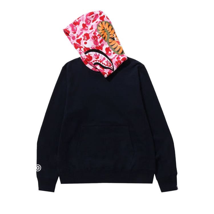 BAPE ABC Camo Shark Pullover Hoodie Navy