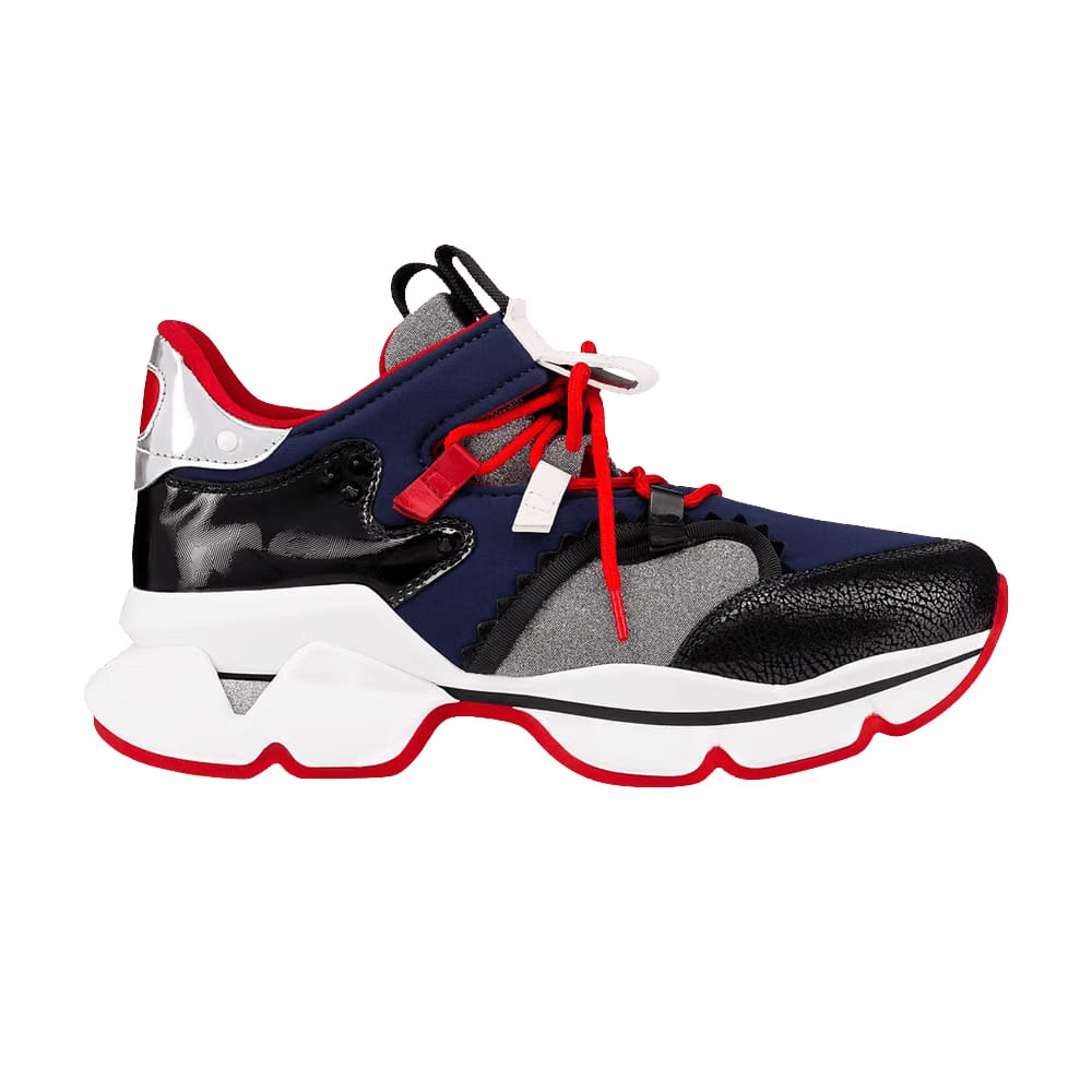 Christian Louboutin Red Runner Black Navy