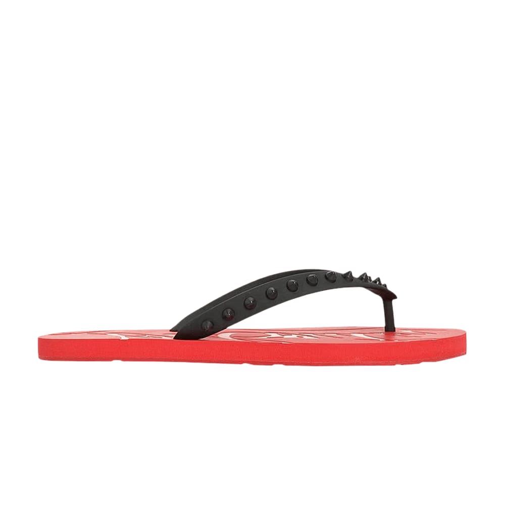 CHRISTIAN LOUBOUTIN LOUBI FLIP DONNA 'BLACK RED'