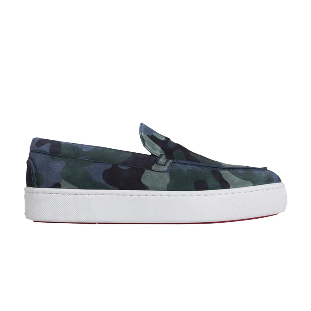 Christian Louboutin Paqueboat Flat Multi-Color Camo