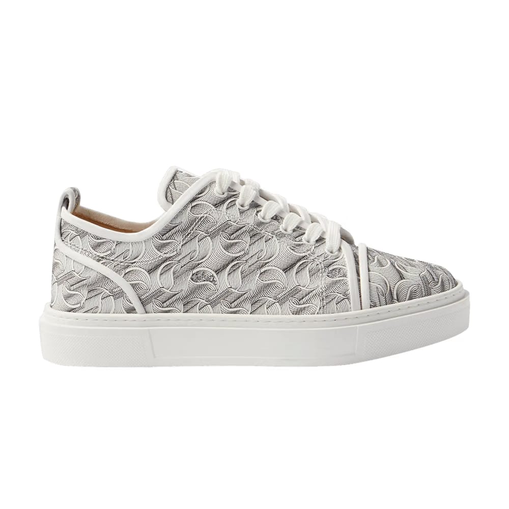 Christian Louboutin Adolon Junior Flat Low CL Graphic Pattern
