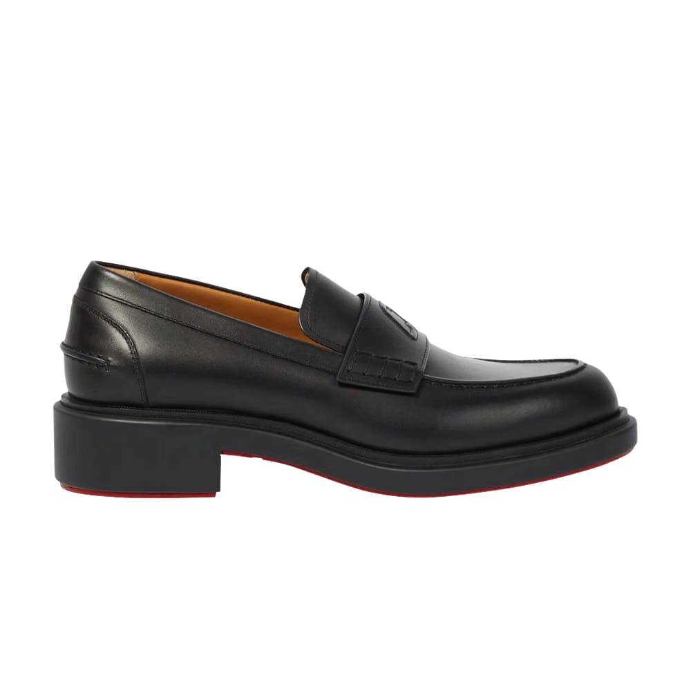 Christian Louboutin Urbino Moc Flat Loafer Black