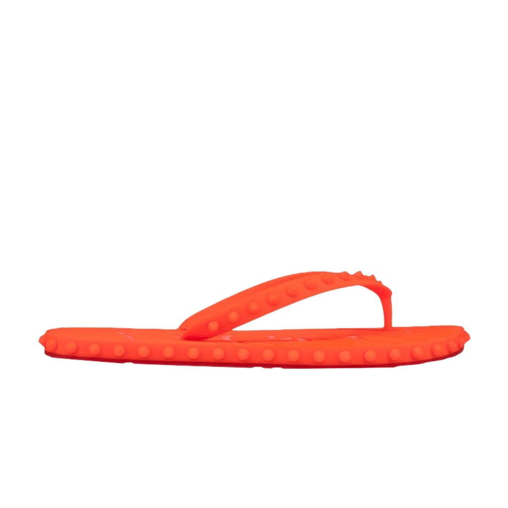 Christian Louboutin Super Loubi Flip Flop Fluo Orange