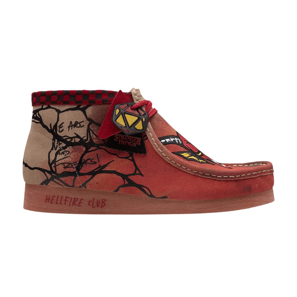 Clarks Stranger Things x Wallabee Evo The Upside Down