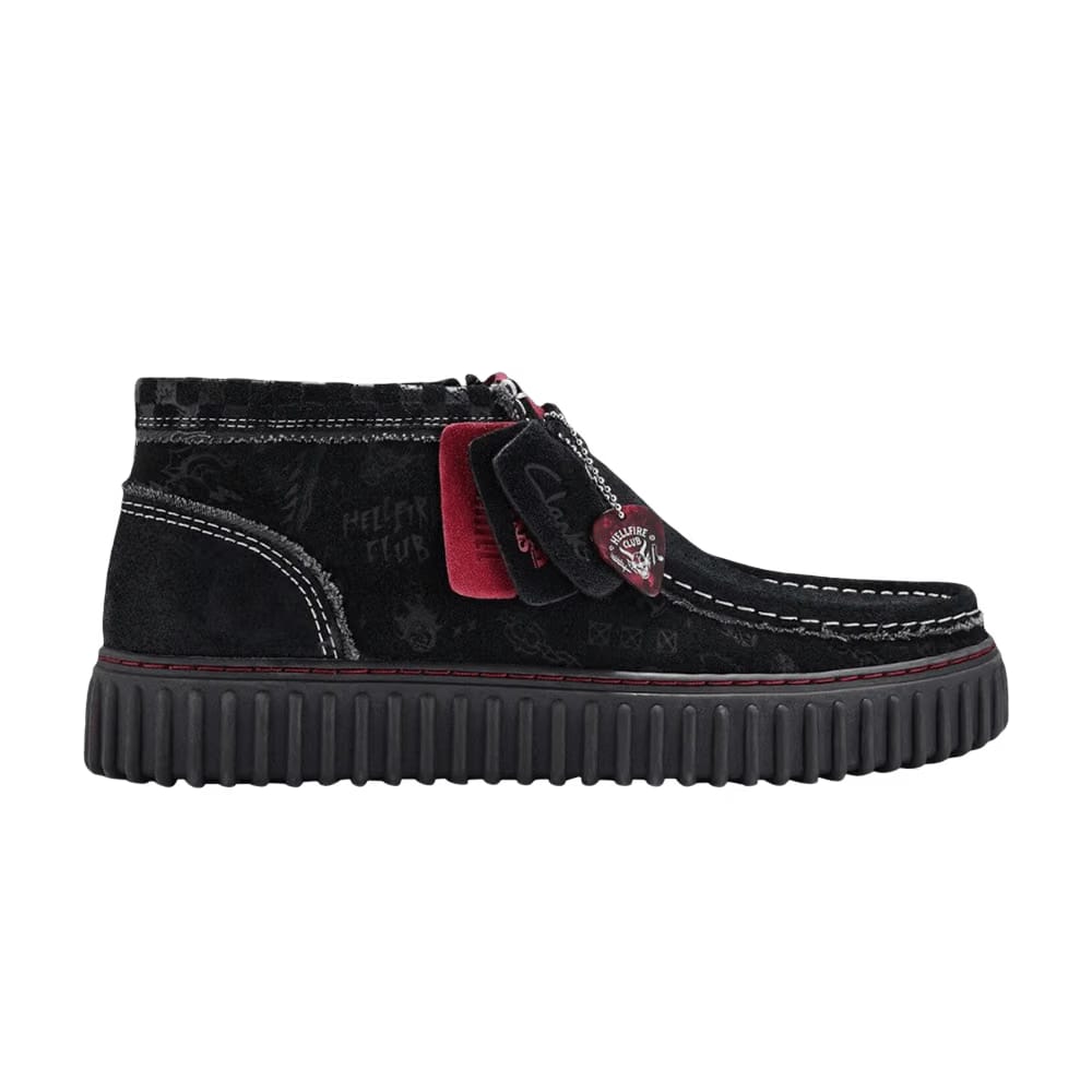 Stranger Things x Clarks Torhill Hi Hellfire Club - Black