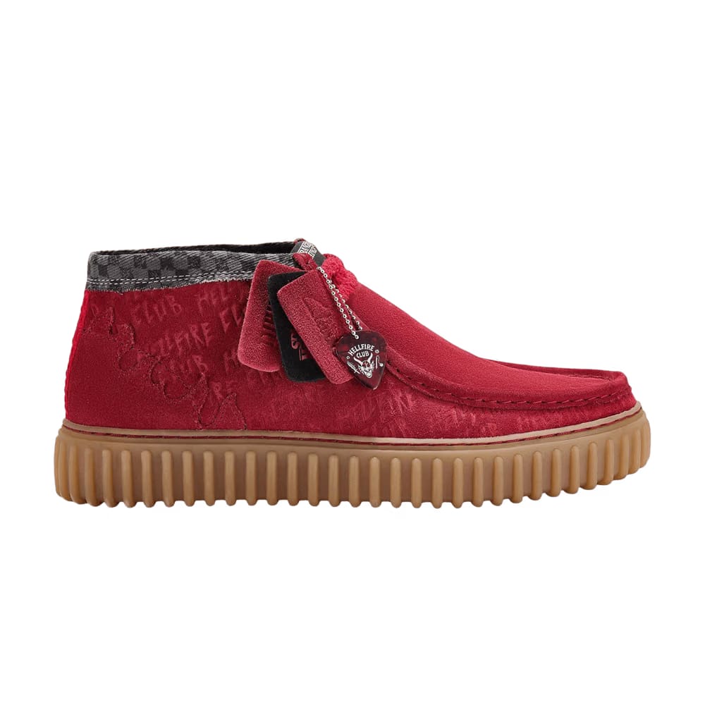 Stranger Things x Clarks Torhill Hi Hellfire Club - Red