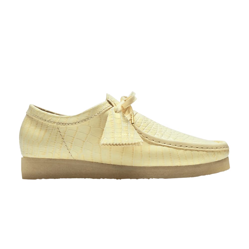 Clarks Packer Shoes x Wallabee Tan Croc