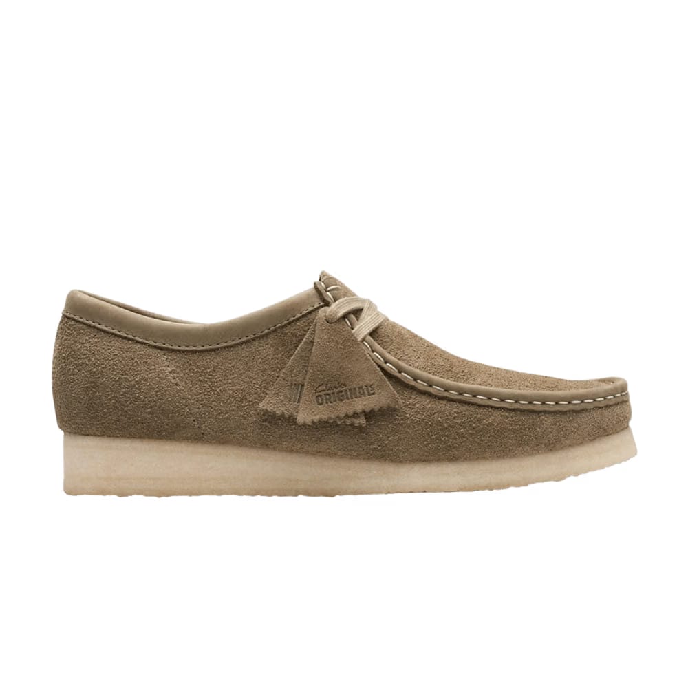 Clarks Wallabee Pale Khaki Suede