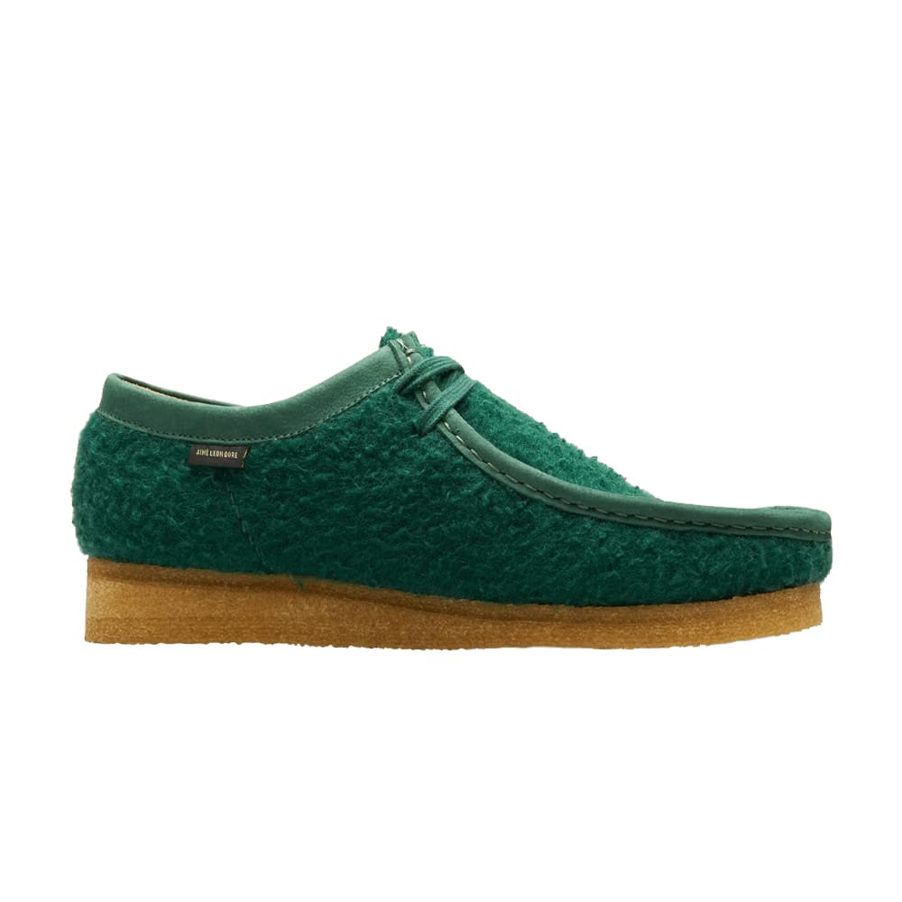 Clarks Aimé Leon Dore x Wallabee Casentino Wool Green