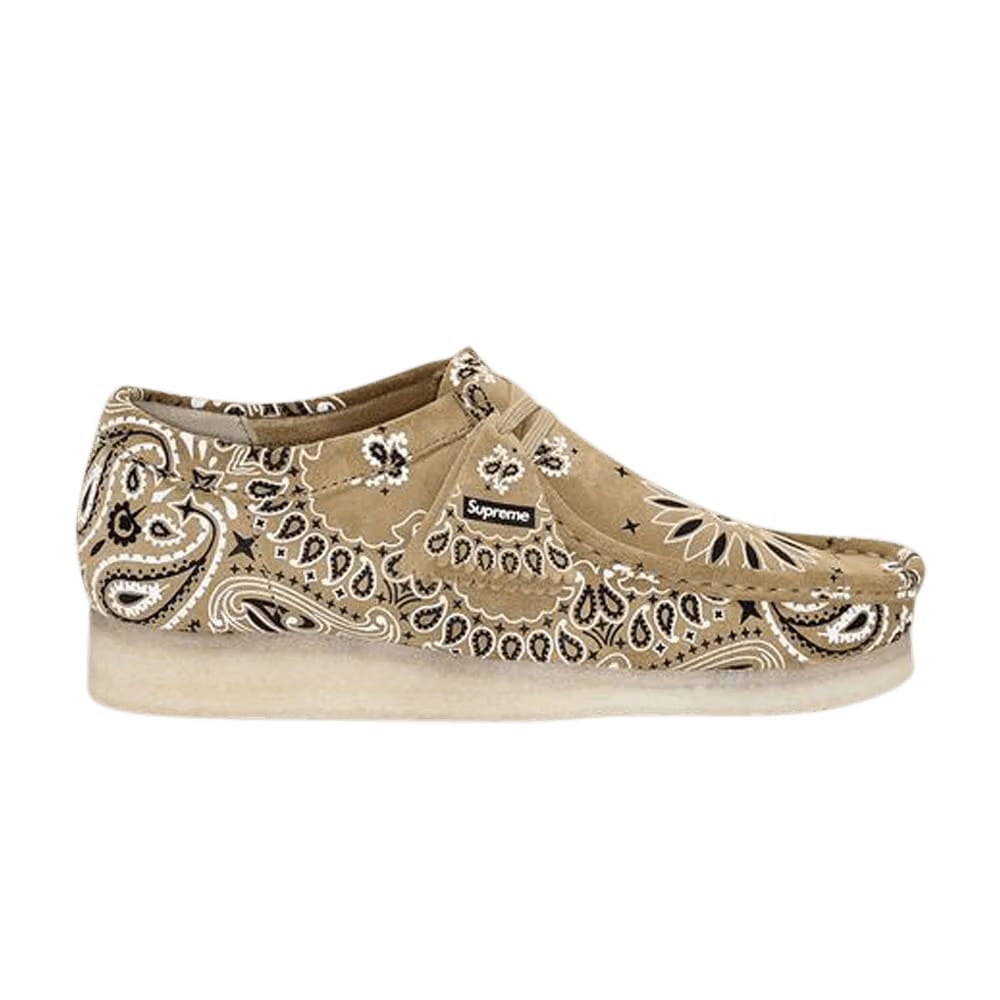 Supreme x Clarks Wallabee Bandana Khaki