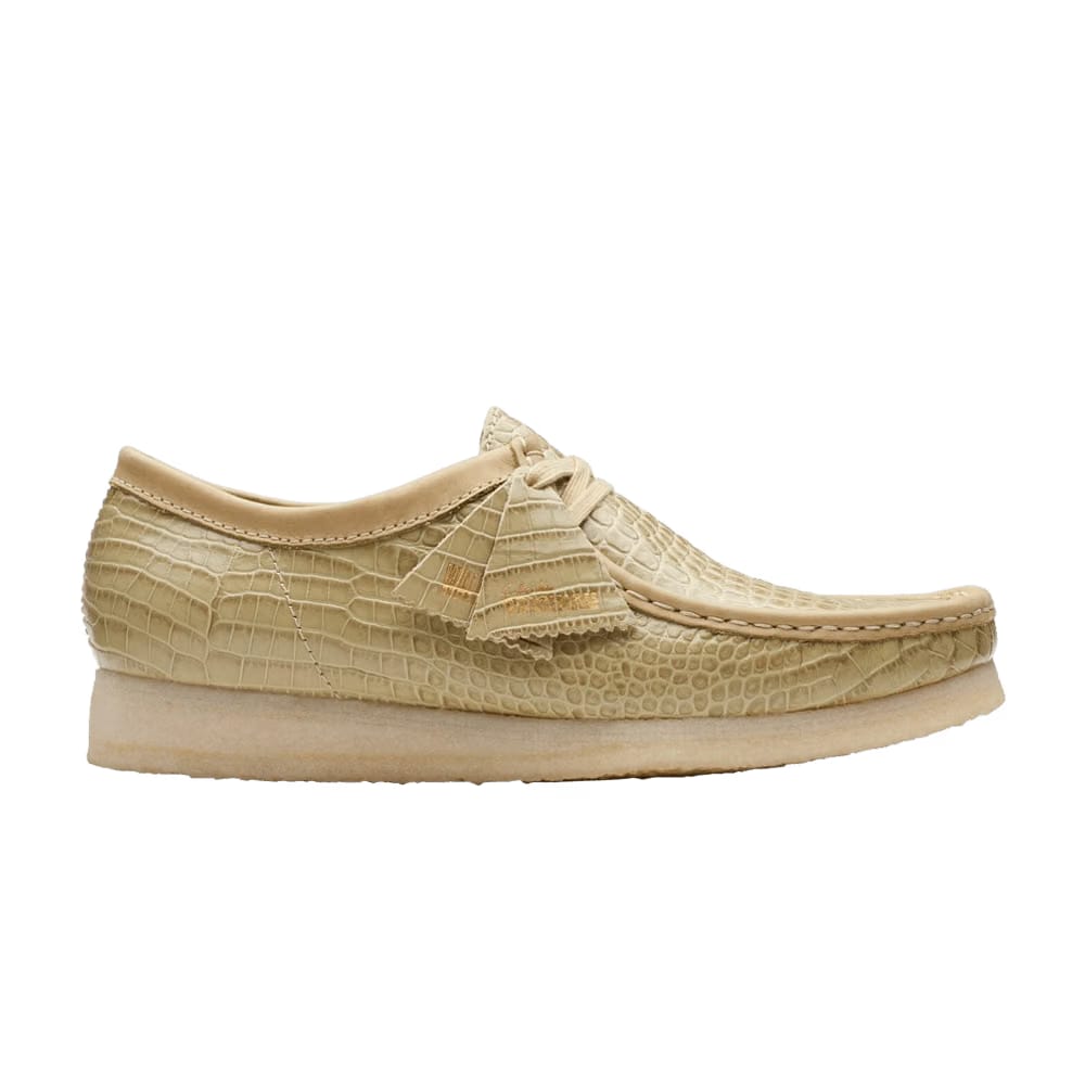 Clarks Wallabee Maple Croc