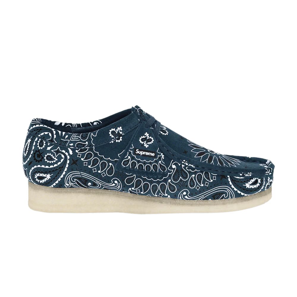 Clarks Supreme x Wallabee Blue Bandana
