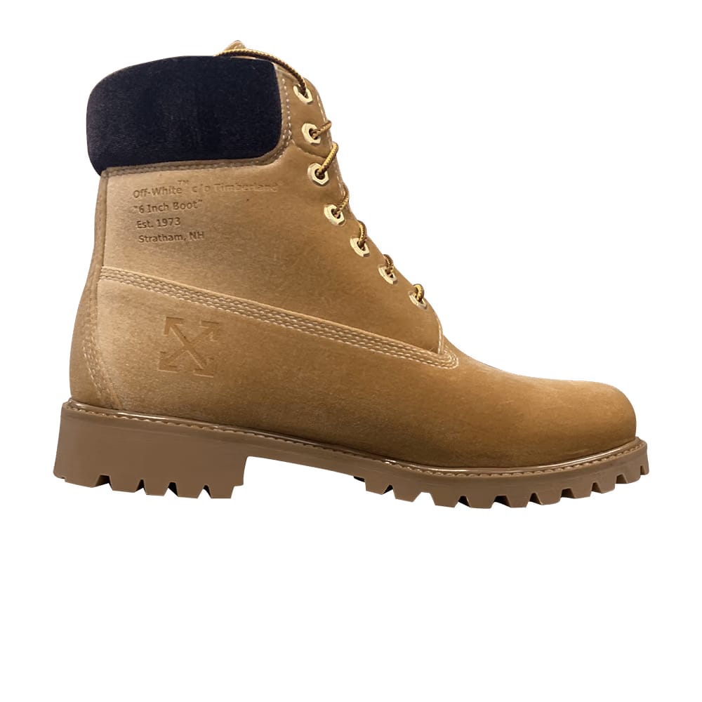 Off-White x 6 Inch Textile Waterproof Boot Wheat