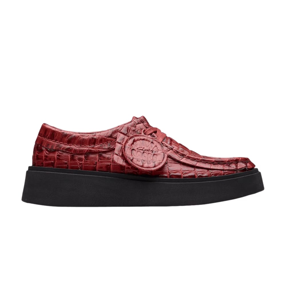 Martine Rose x Clarks Wmns Torview 'Burgundy Croc'
