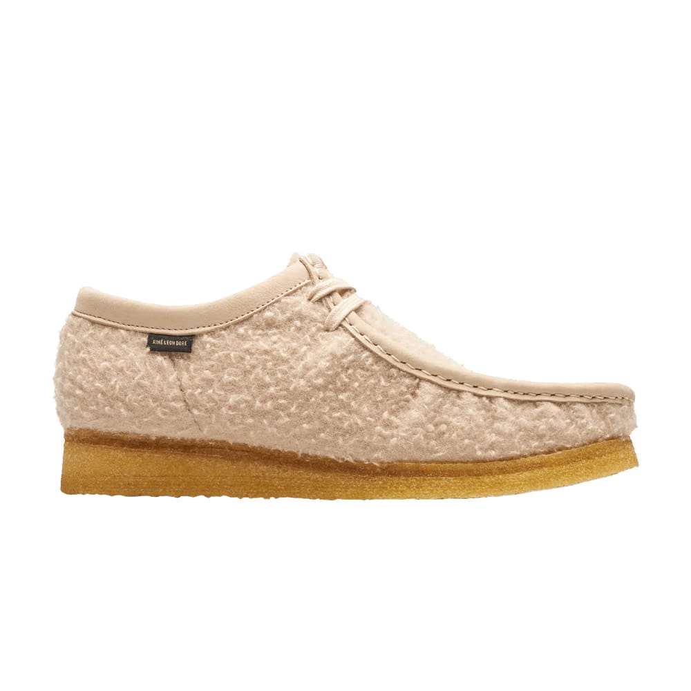 Clarks Aimé Leon Dore x Wallabee Casentino Wool Beige