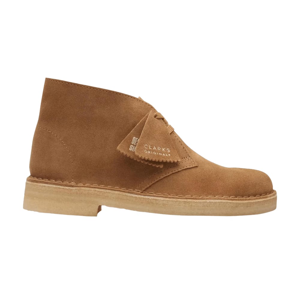 Clarks Wmns Desert Boot 'Dark Sand Suede'