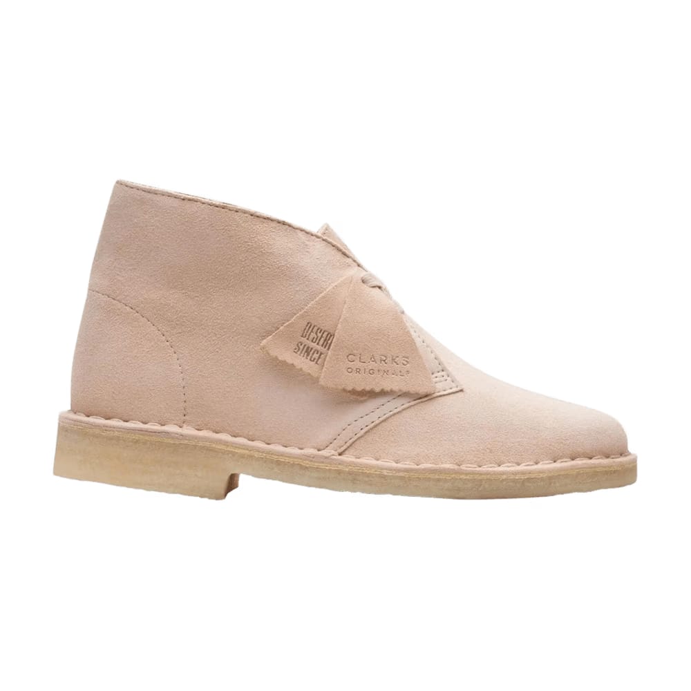 Clarks Wmns Desert Boot 'Natural Beige Suede'