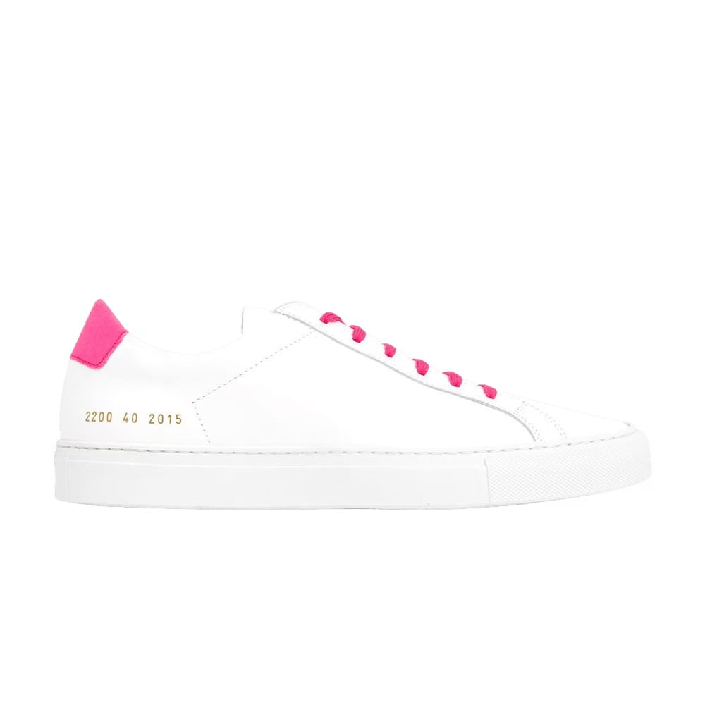 Common Projects Retro Low White Pink